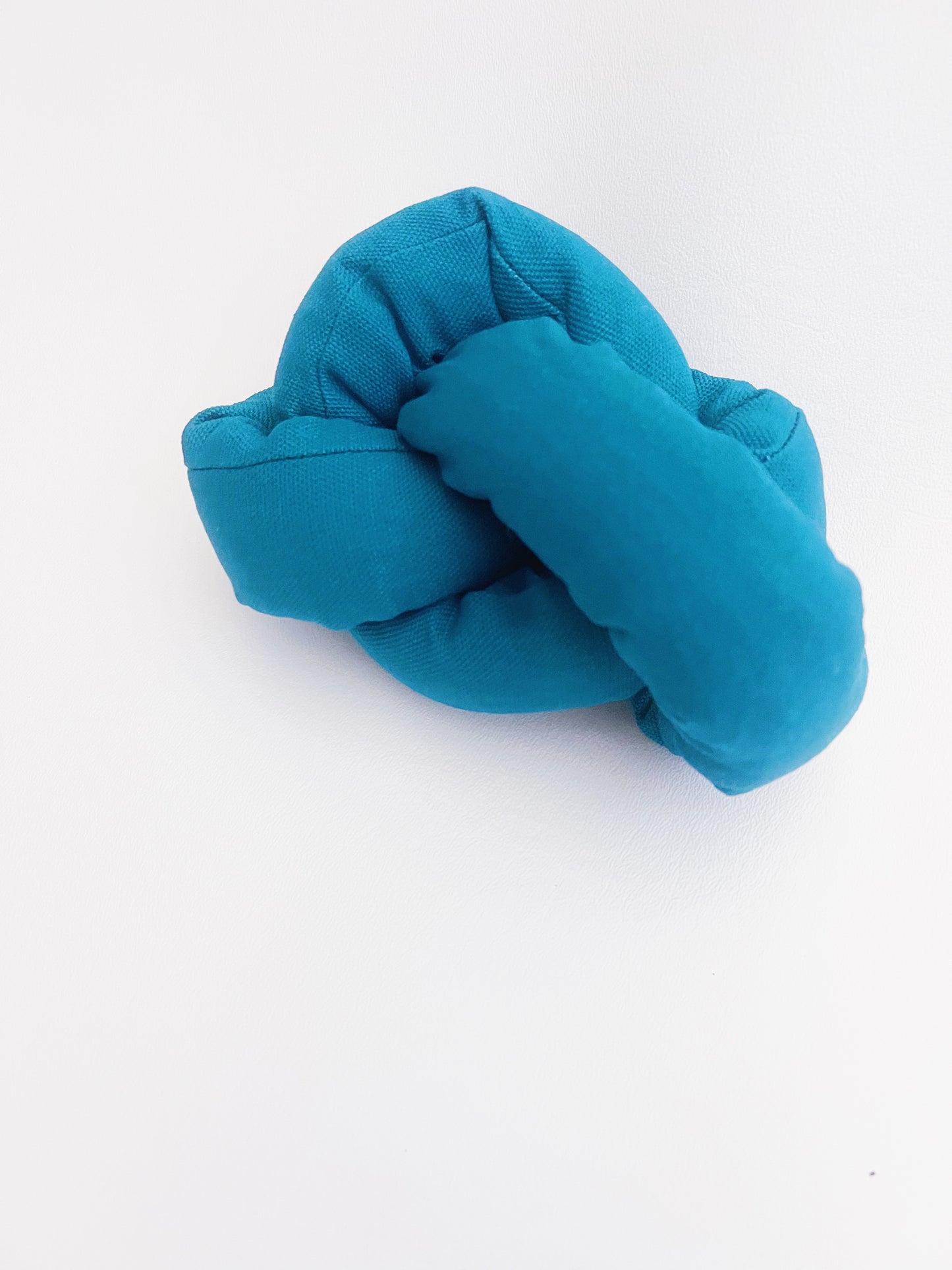 Ocean blue canvas puzzle toy knot