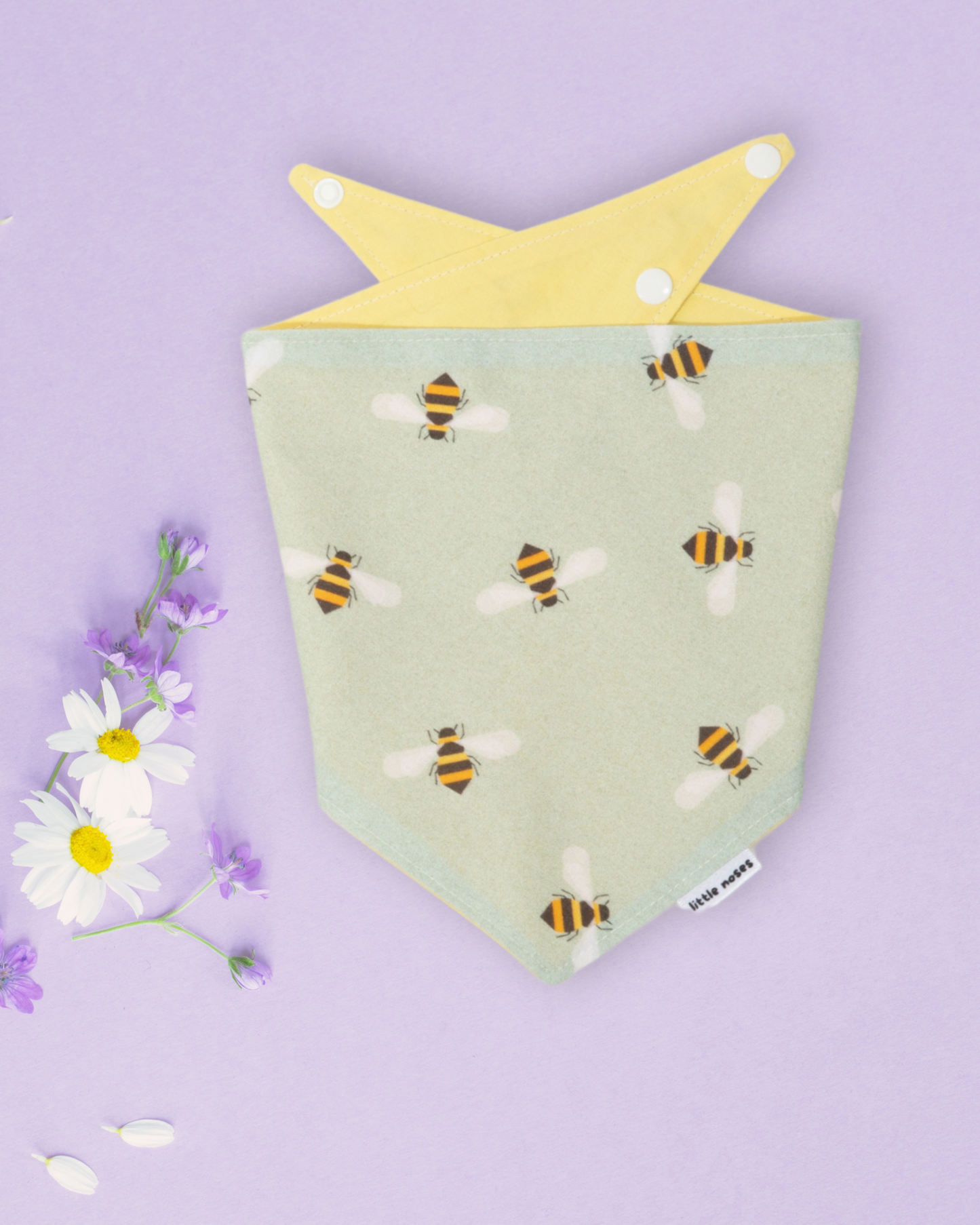 Bee mine reversible pet bandana