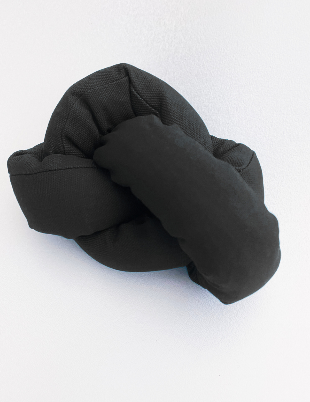 Black canvas puzzle toy knot