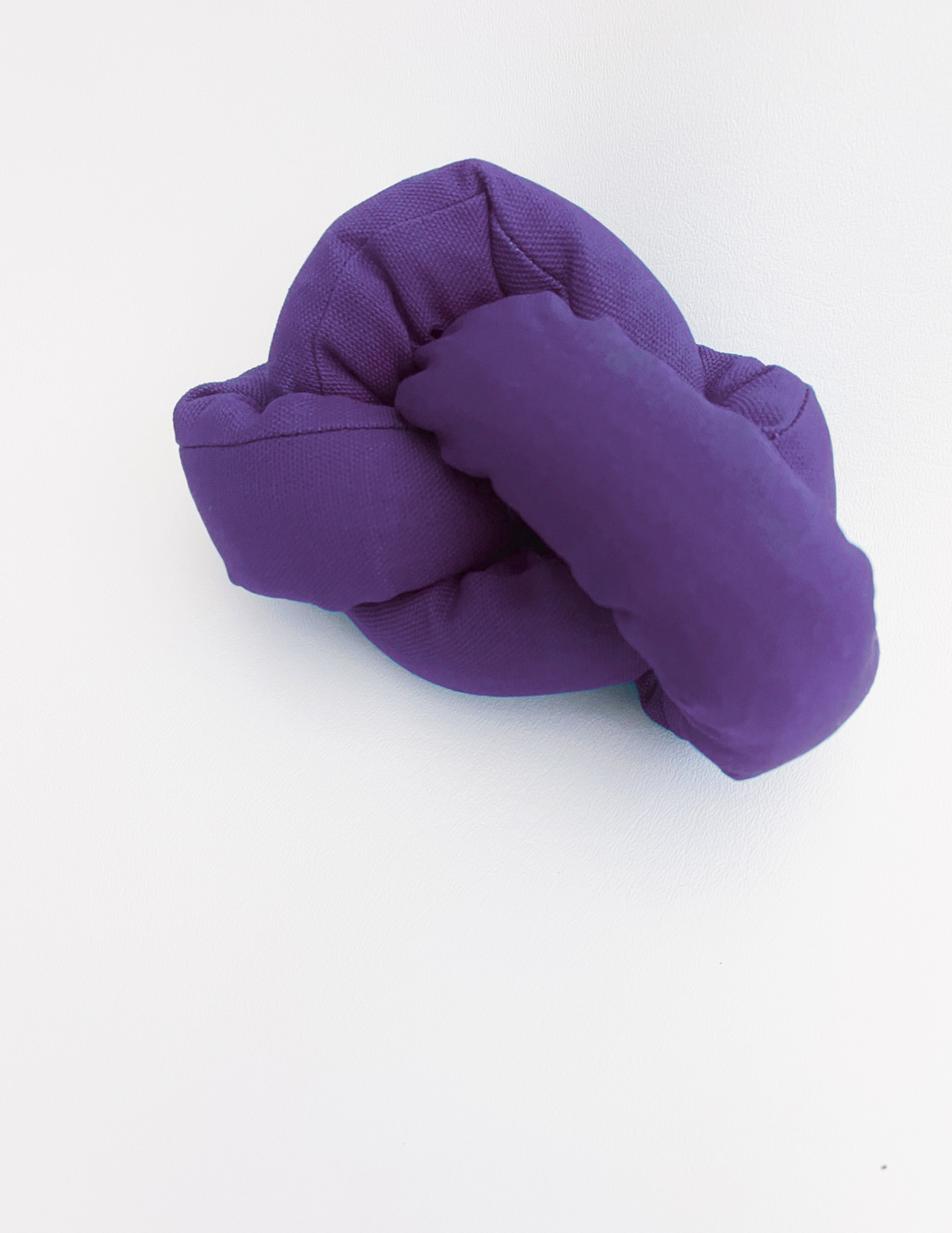 Purple canvas puzzle toy knot