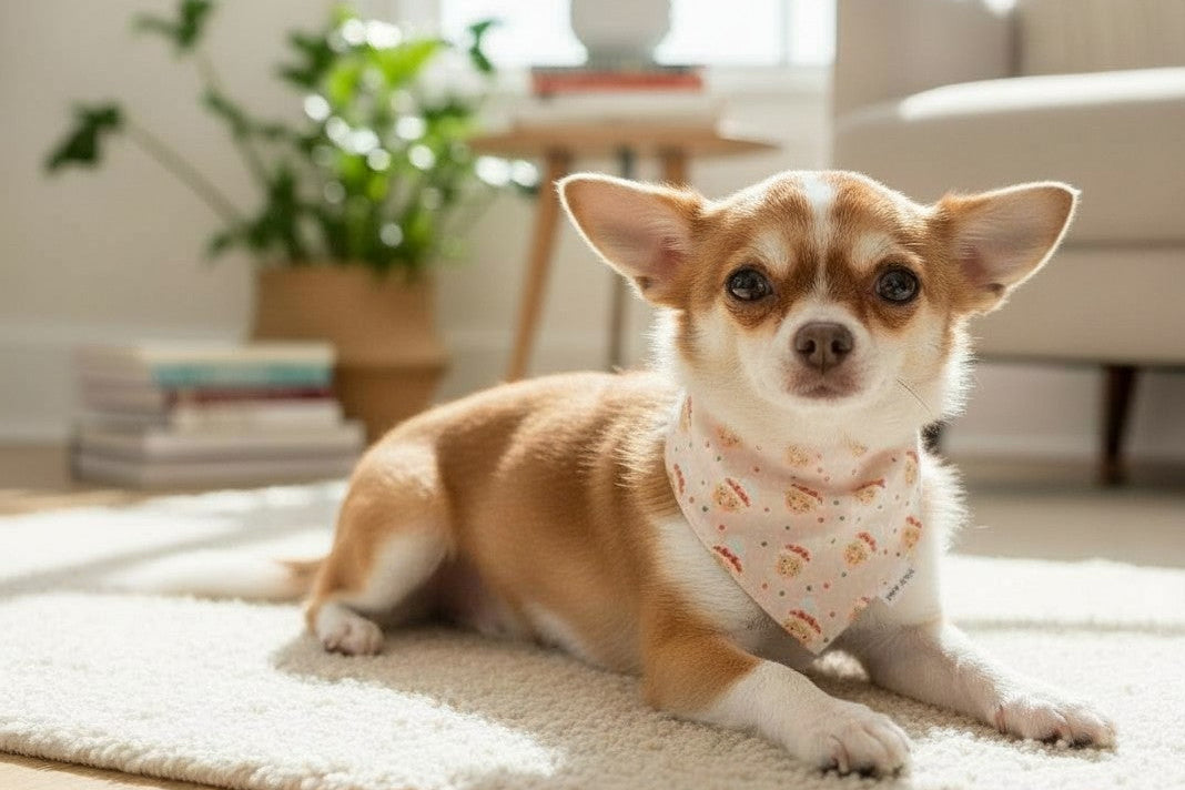 Mrs. Claus reversible pet bandana