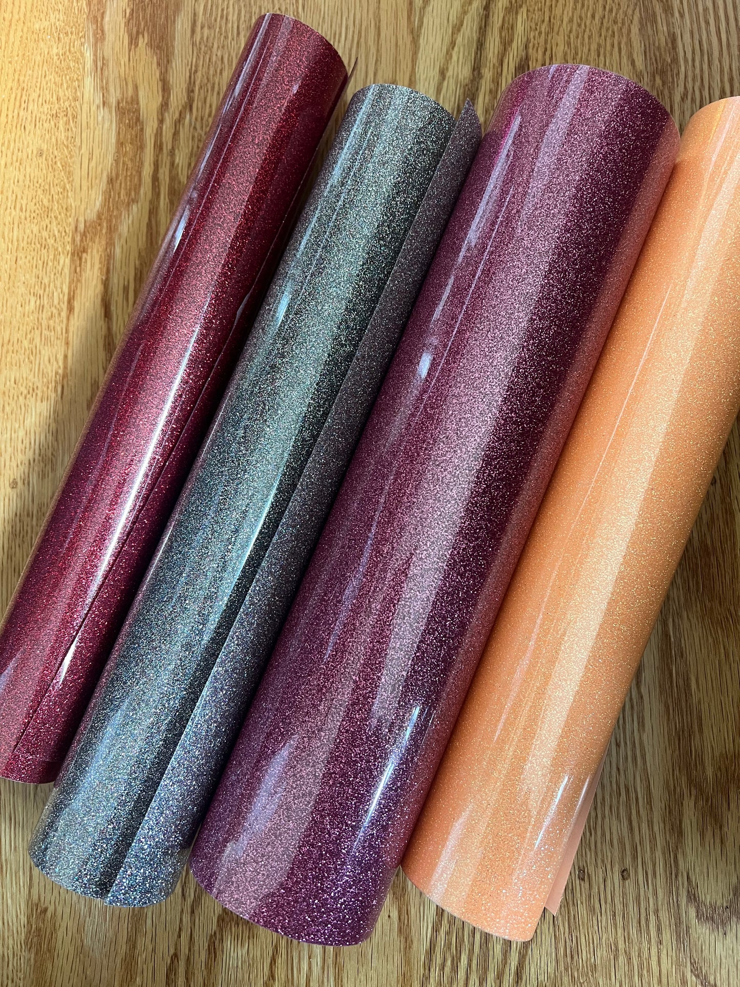 Glitter cricut iron on materials