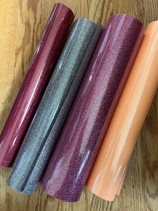 Glitter cricut iron on materials