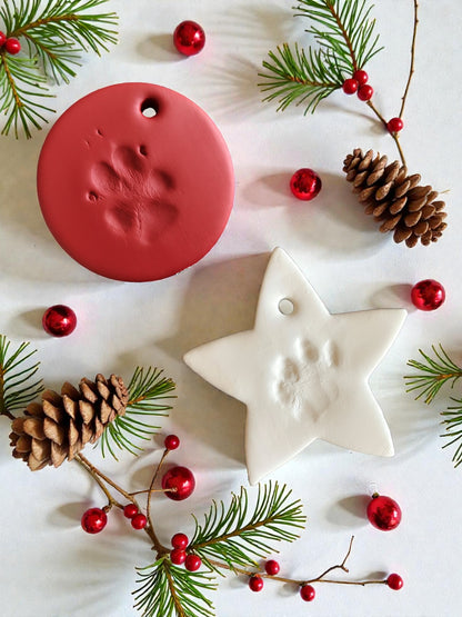 Paw print ornament kit