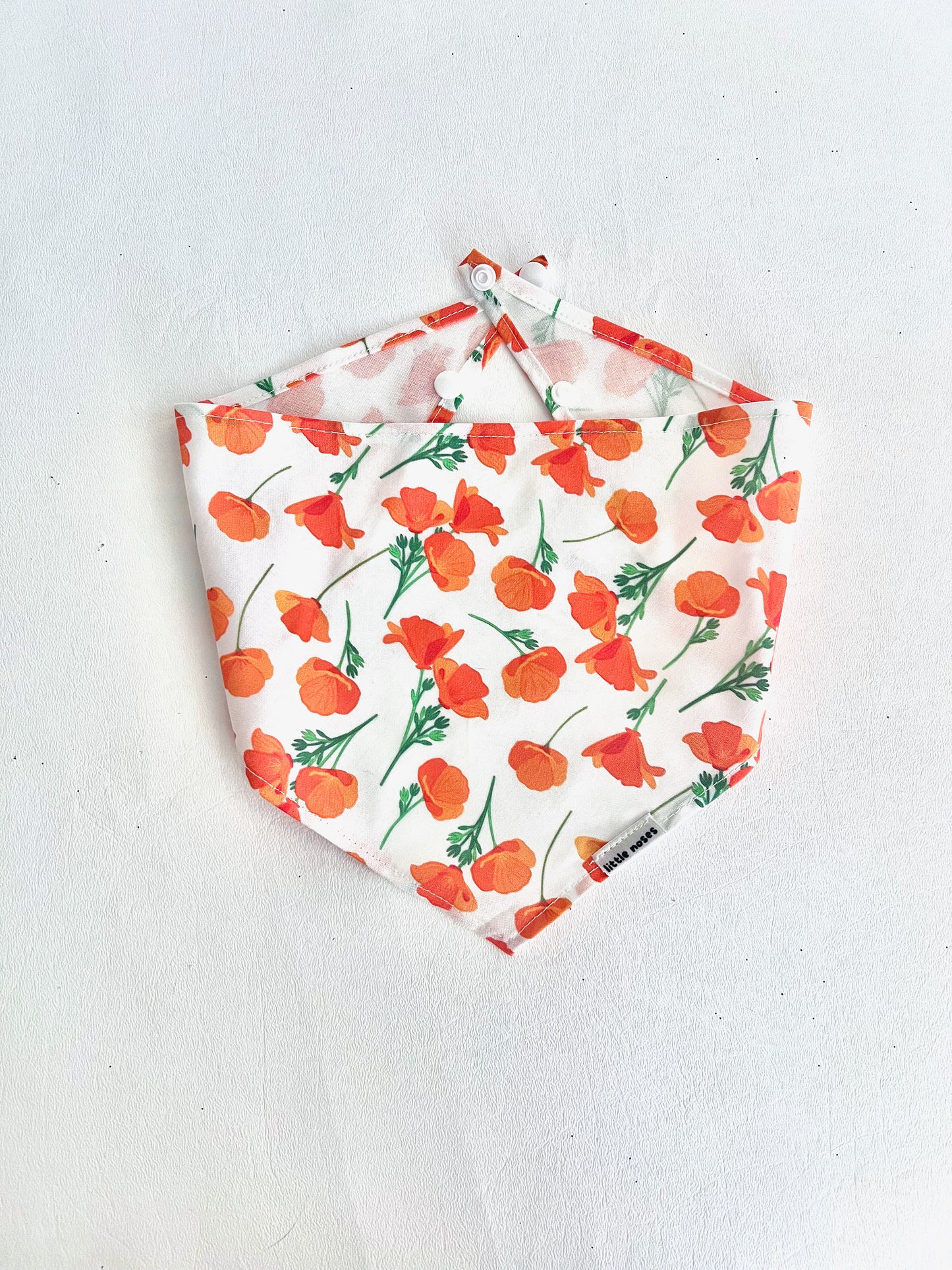 California poppies pet bandana