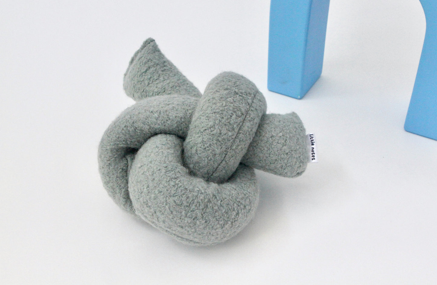 Mint blue wool puzzle toy