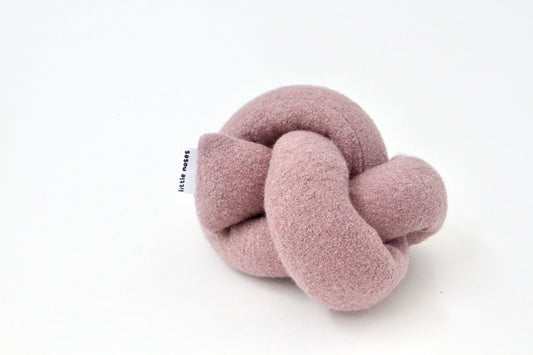 Light pink wool puzzle toy