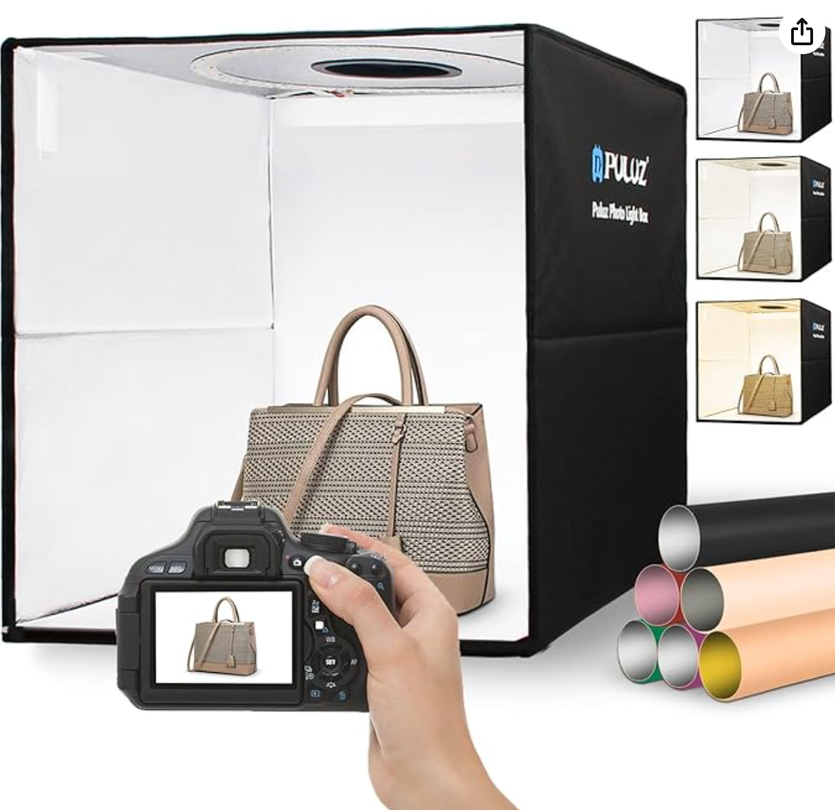 Portable photo studio box