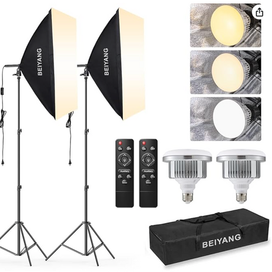 Photography lighting set up