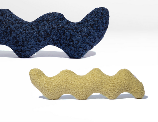 Mini wiggle crinkle dog toy