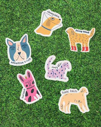 B*tch stickers