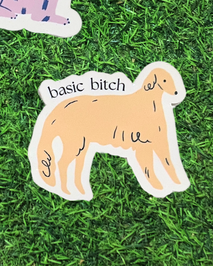Basic  b*tch sticker
