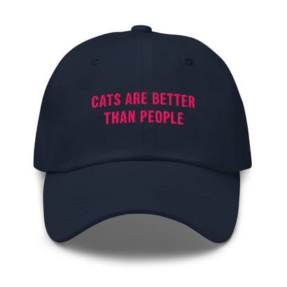 Cats are better than people hat