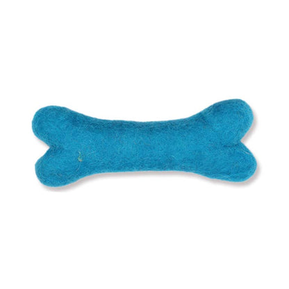 Wool dog bone