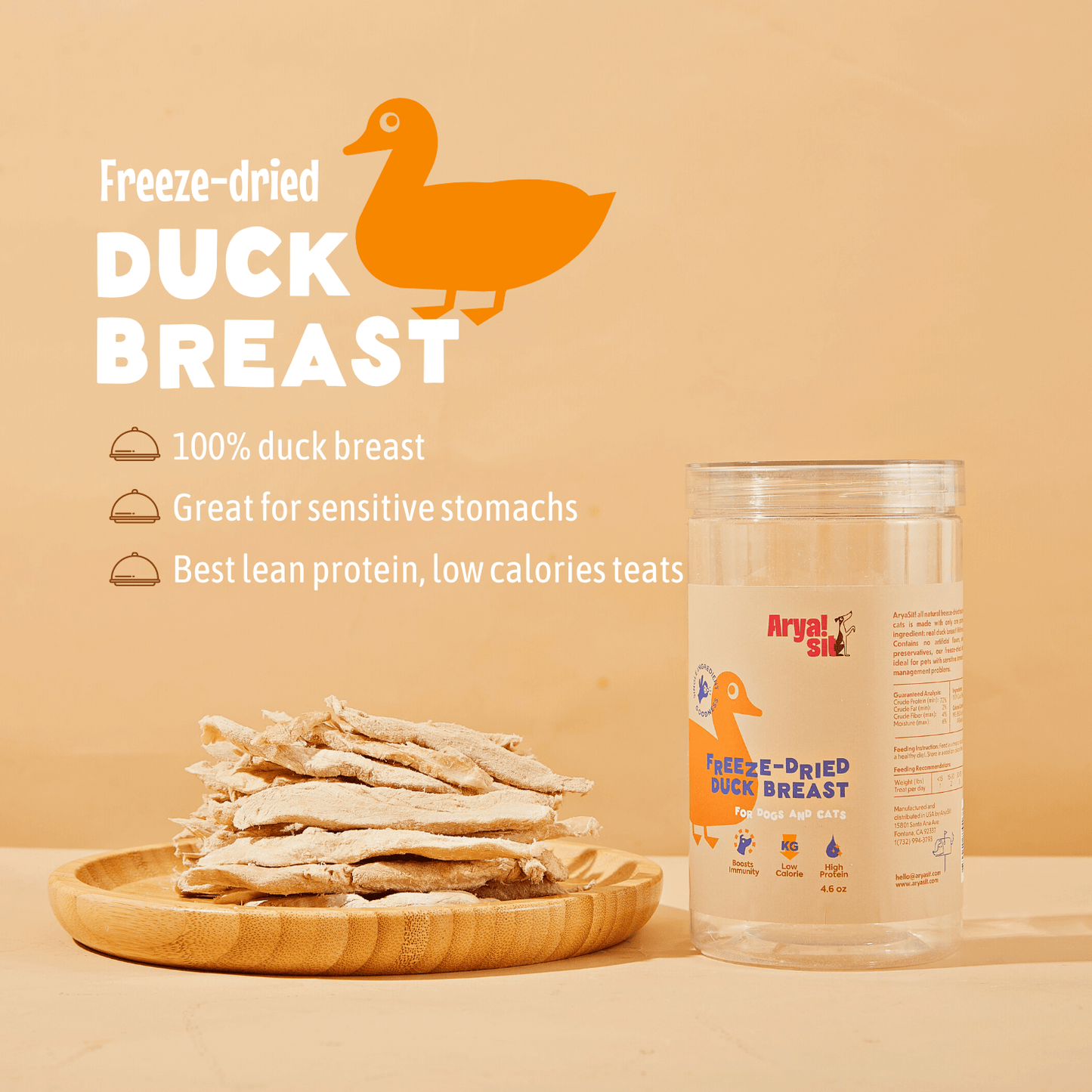 Freeze-dried Duck Breast