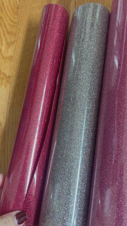 Glitter cricut iron on materials