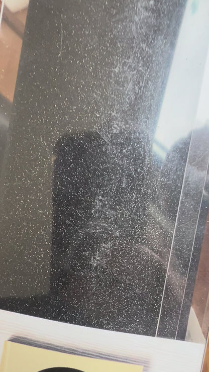 12 feet roll of black glitter cricut permanent smart vinyl