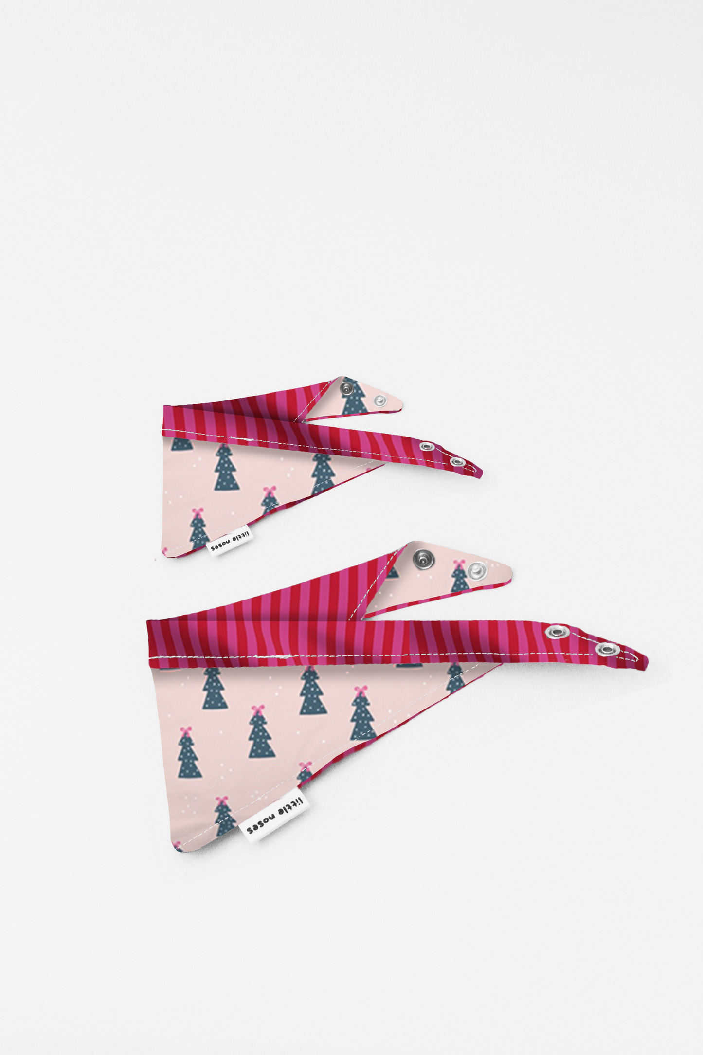 Pink forest reversible pet bandana